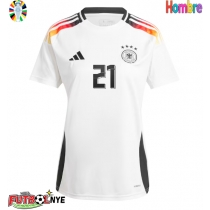 Camiseta Alemania Ilkay Gundogan #21 Primera Equipación Eurocopa 2024 manga corta